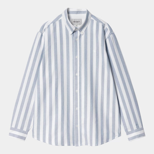 L/s Dillion Shirt - Bleach / White