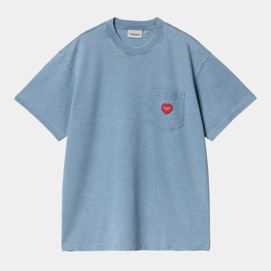 S/s Ingo Pocket T-shirt - Light Blue (garment dyed)