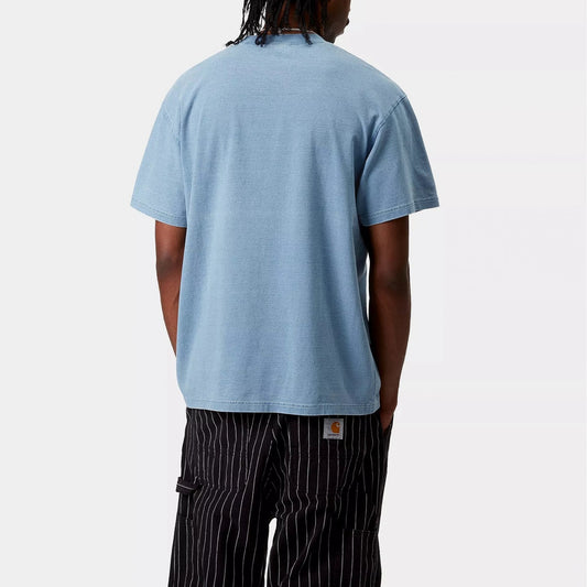 S/s Ingo Pocket T-shirt - Light Blue (garment dyed)