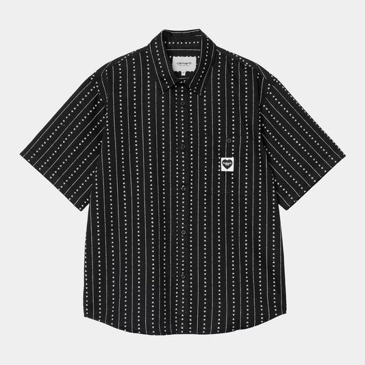 S/s Drewe Shirt - Heart C Pinstripe