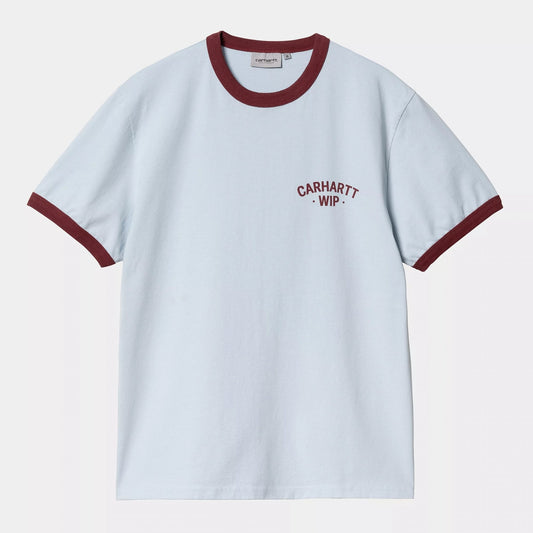 S/S 89 Ringer T-shirt Air Sky / Mulberry