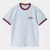 S/S 89 Ringer T-shirt Air Sky / Mulberry
