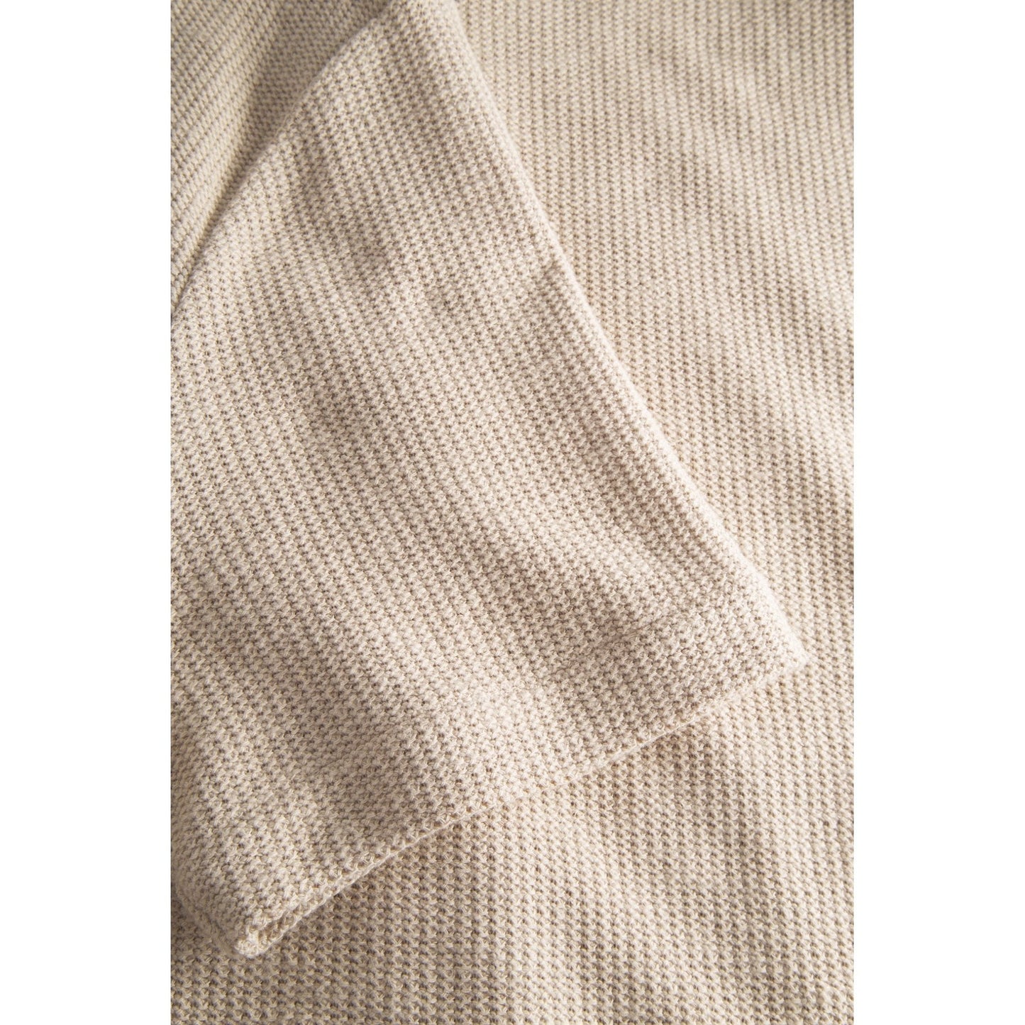 Gustav Crochet Jersey Shirt - Oatmeal