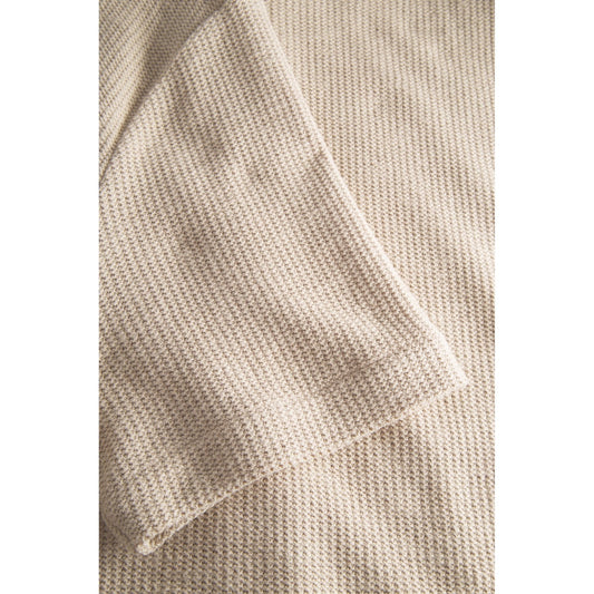 Gustav Crochet Jersey Shirt - Oatmeal