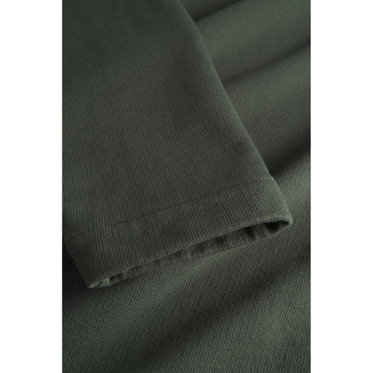Fraser Relaxed Organic Loopback LS Polo - Black Olive