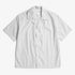 Mads Poplin Stripe SS Shirt - Ecru