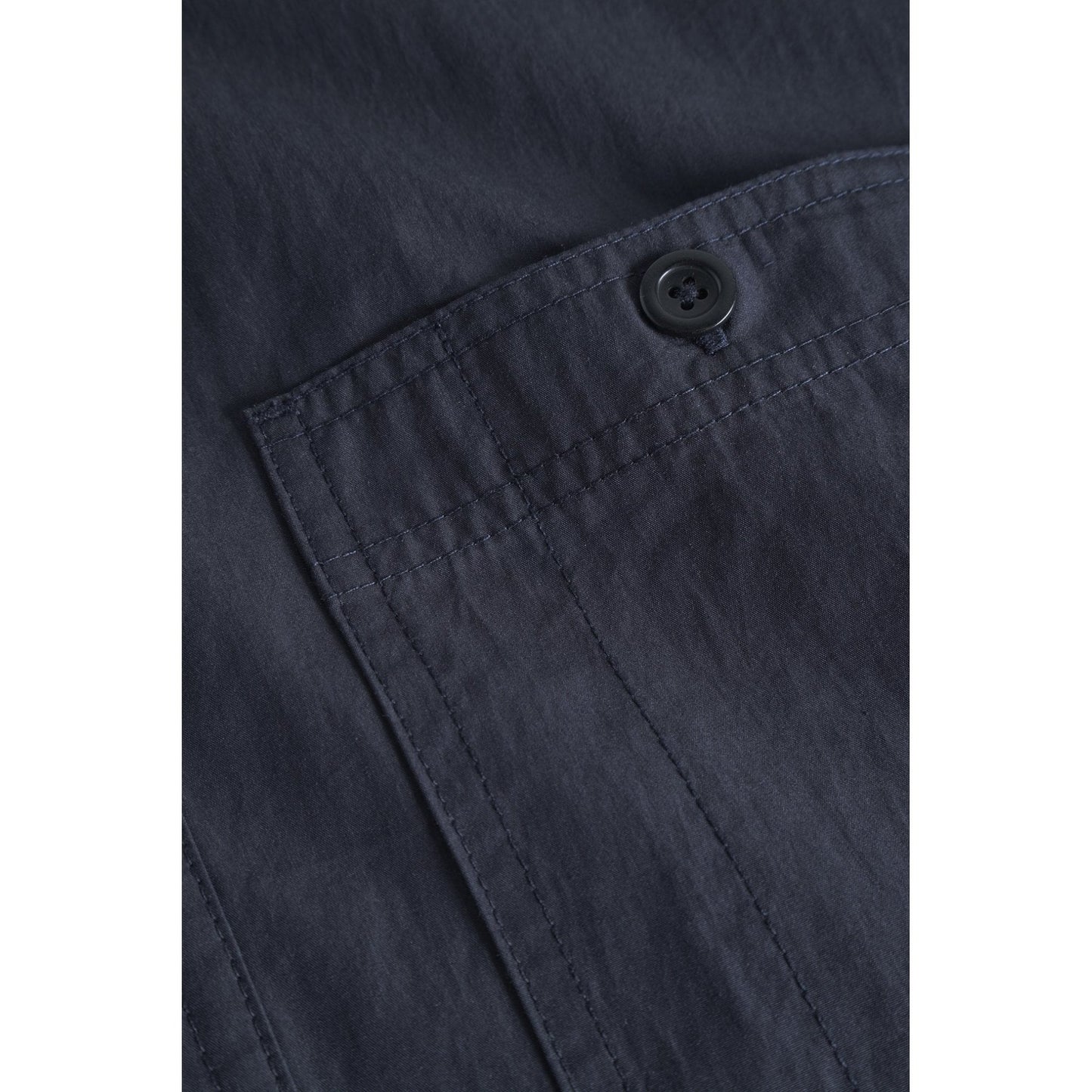 Ivan Tech Poplin SS Shirt - Dark Navy