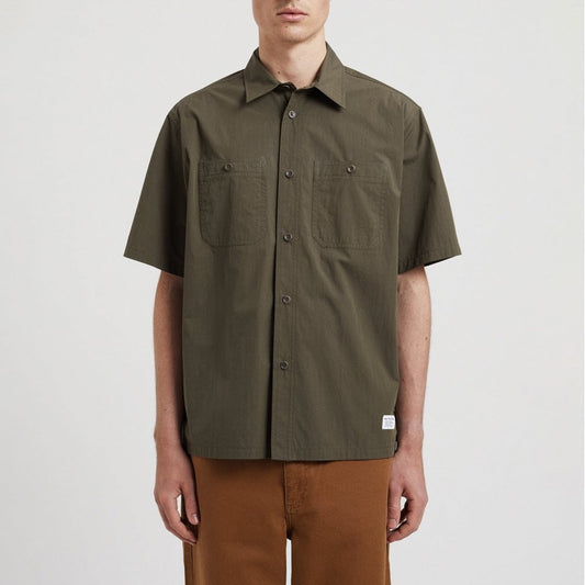 Ivan Tech Poplin SS Shirt - Ivy Green