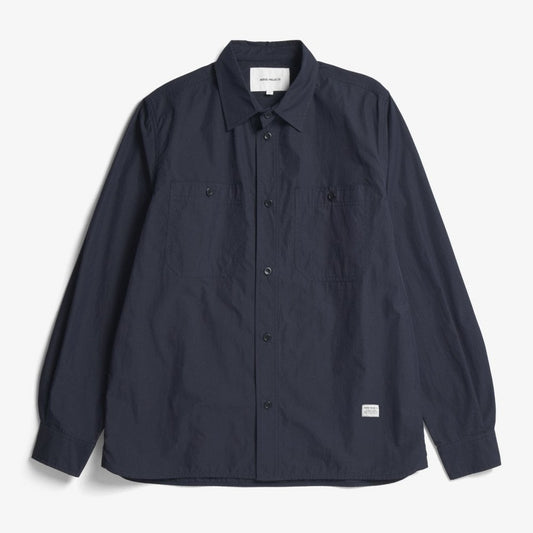 Silas Tech Poplin Shirt 2.0 - Dark Navy