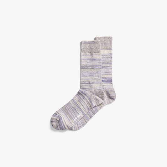 Bjarki Cotton Twist Sock - Dusk Purple