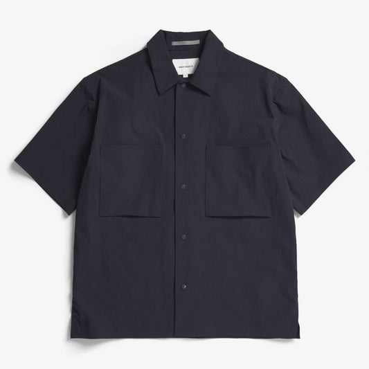 Hermann Travel Light Ss Shirt - Dark Navy