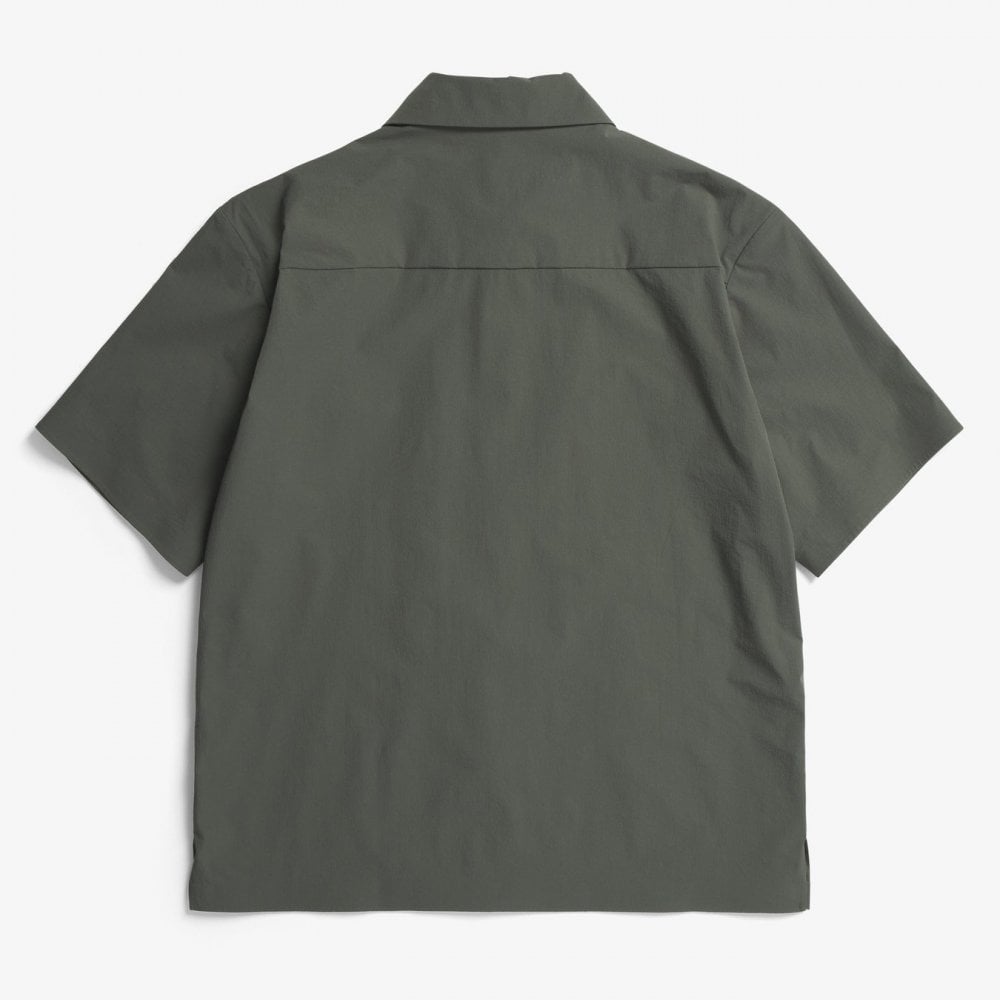 Hermann Travel Light Ss Shirt - Black Olive