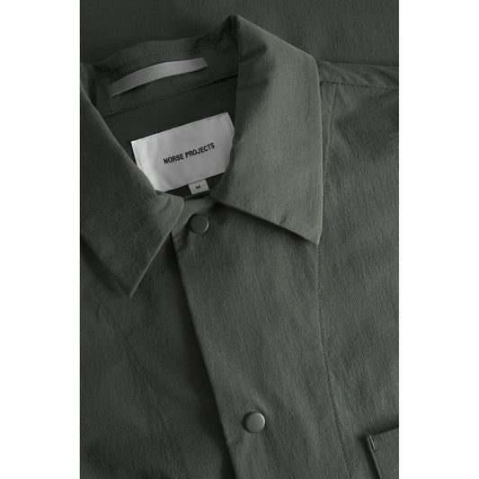Hermann Travel Light Ss Shirt - Black Olive