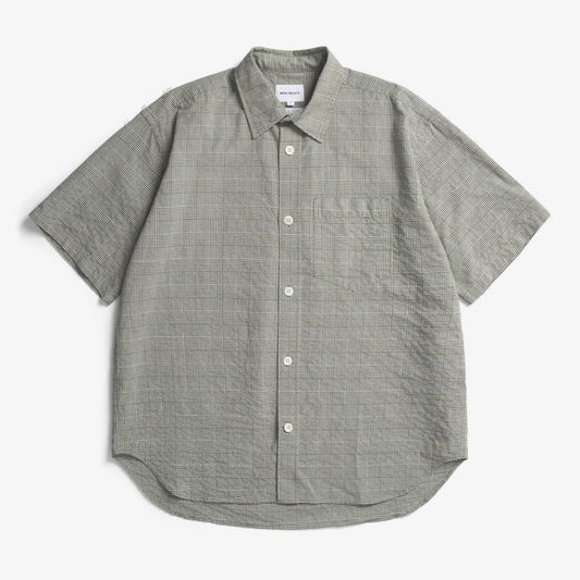 Mo Oversized Check SS Shirt