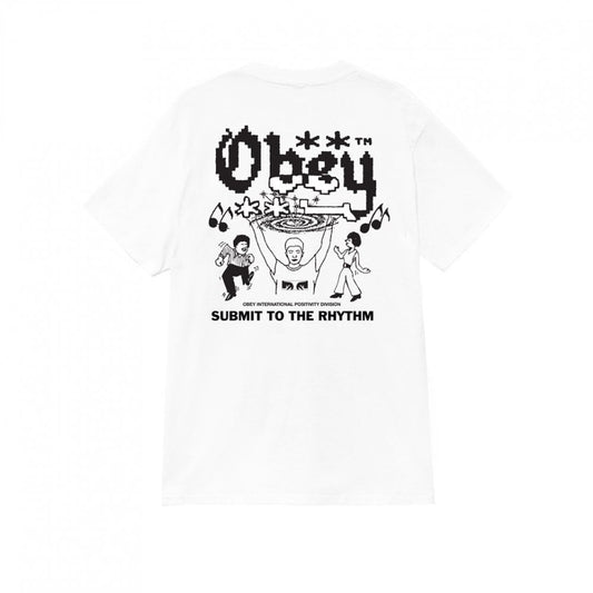 Submit To The Rhythm Classic T-shirt - White