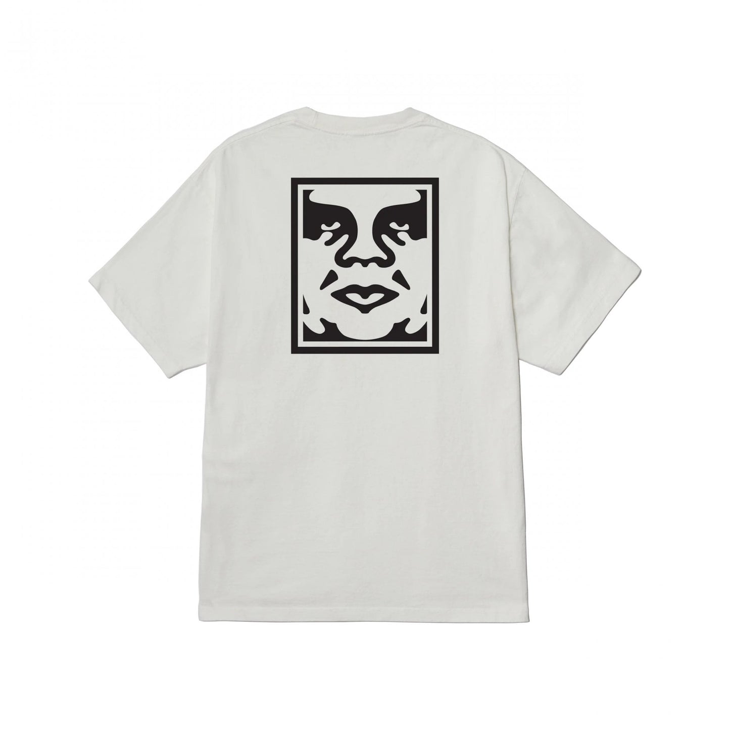 Obey Bold Icon Face Pigment T-shirt - Vintage White