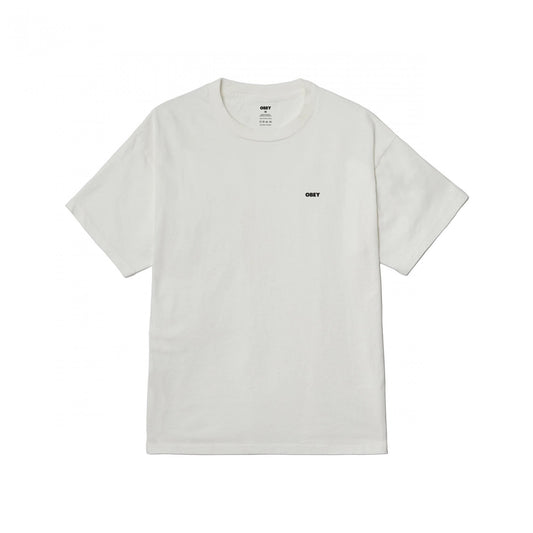 Obey Bold Icon Face Pigment T-shirt - Vintage White