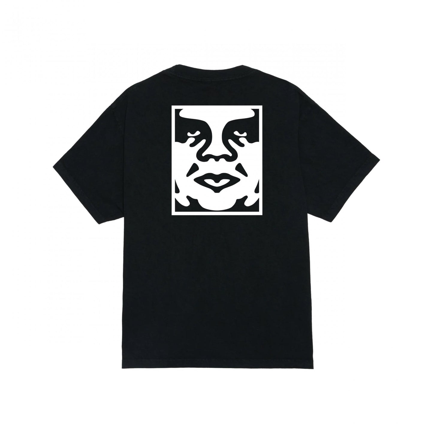Obey Bold Icon Face Pigment T-shirt - True Vintage Black
