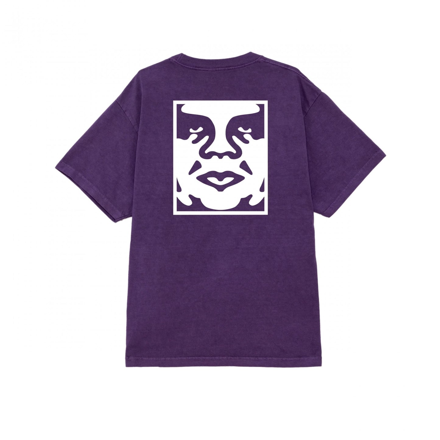 Obey Bold Icon Face Pigment T-shirt - Pigment Imperial Purple