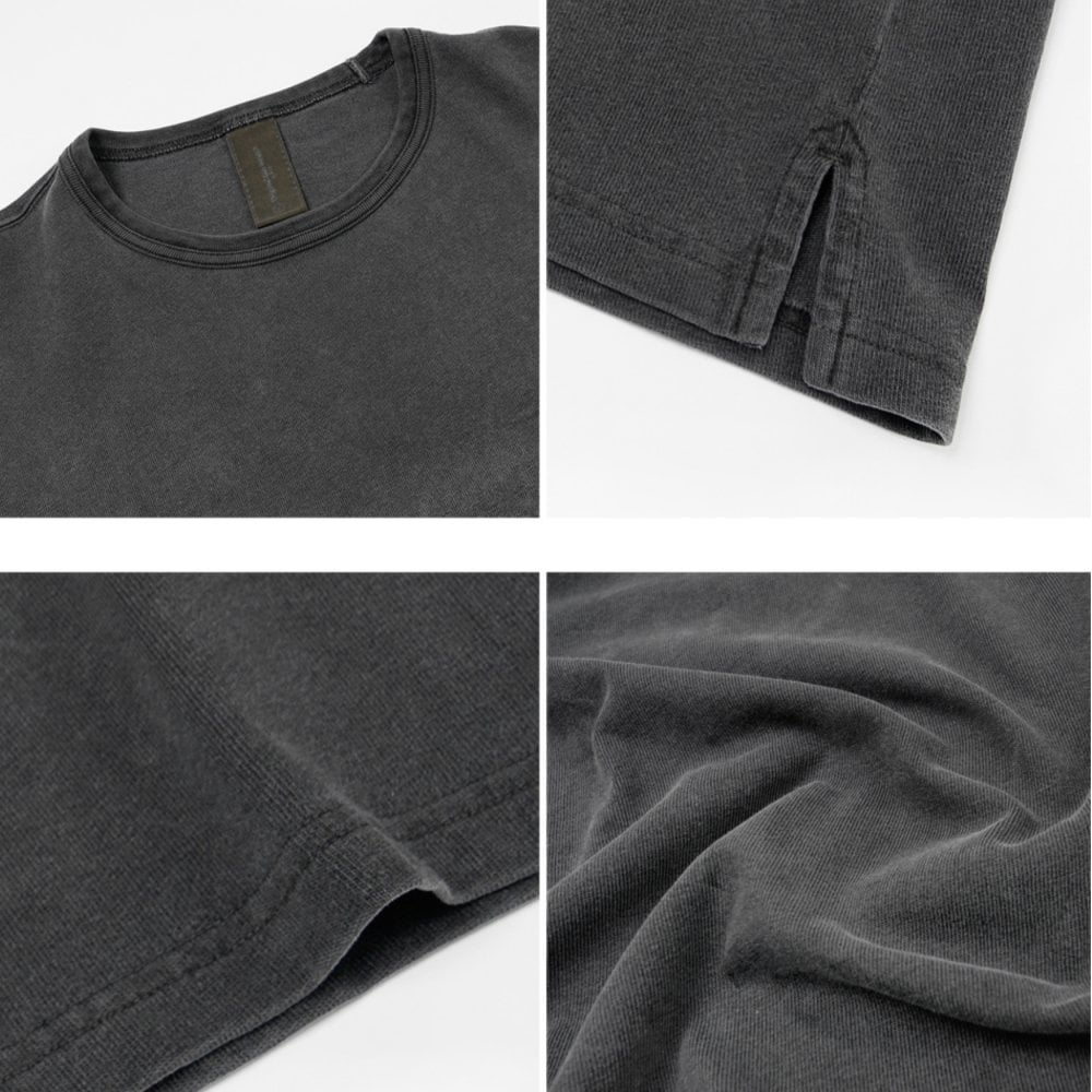 OG Pigment Dyeing Half Tee Charcoal