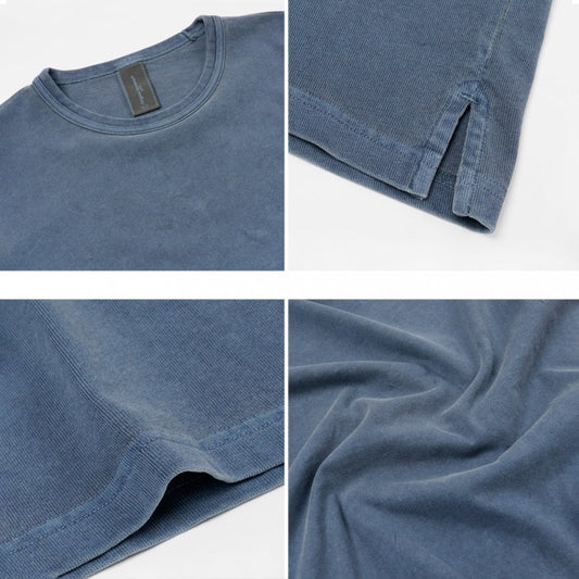 OG Pigment Dyeing Half Tee Blue