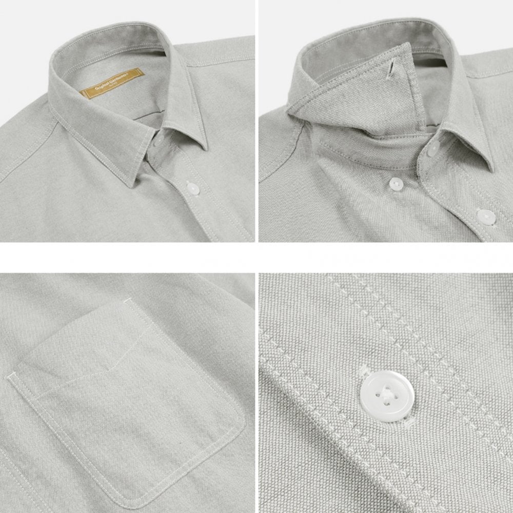 Og Oxford Oversized Shirt Gray
