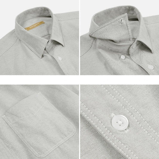 Og Oxford Oversized Shirt Gray
