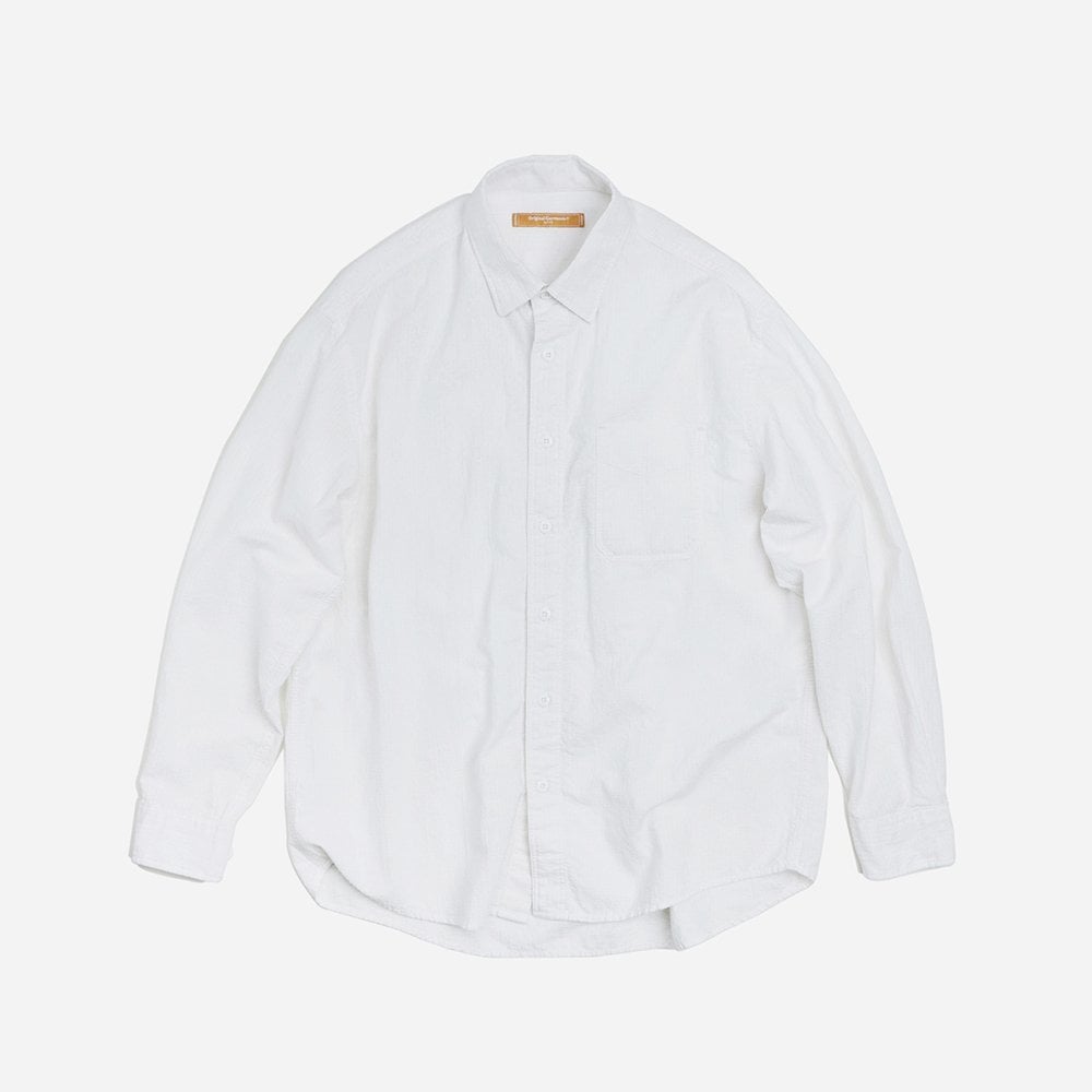 OG Dobby Weave Seersucker Shirt White