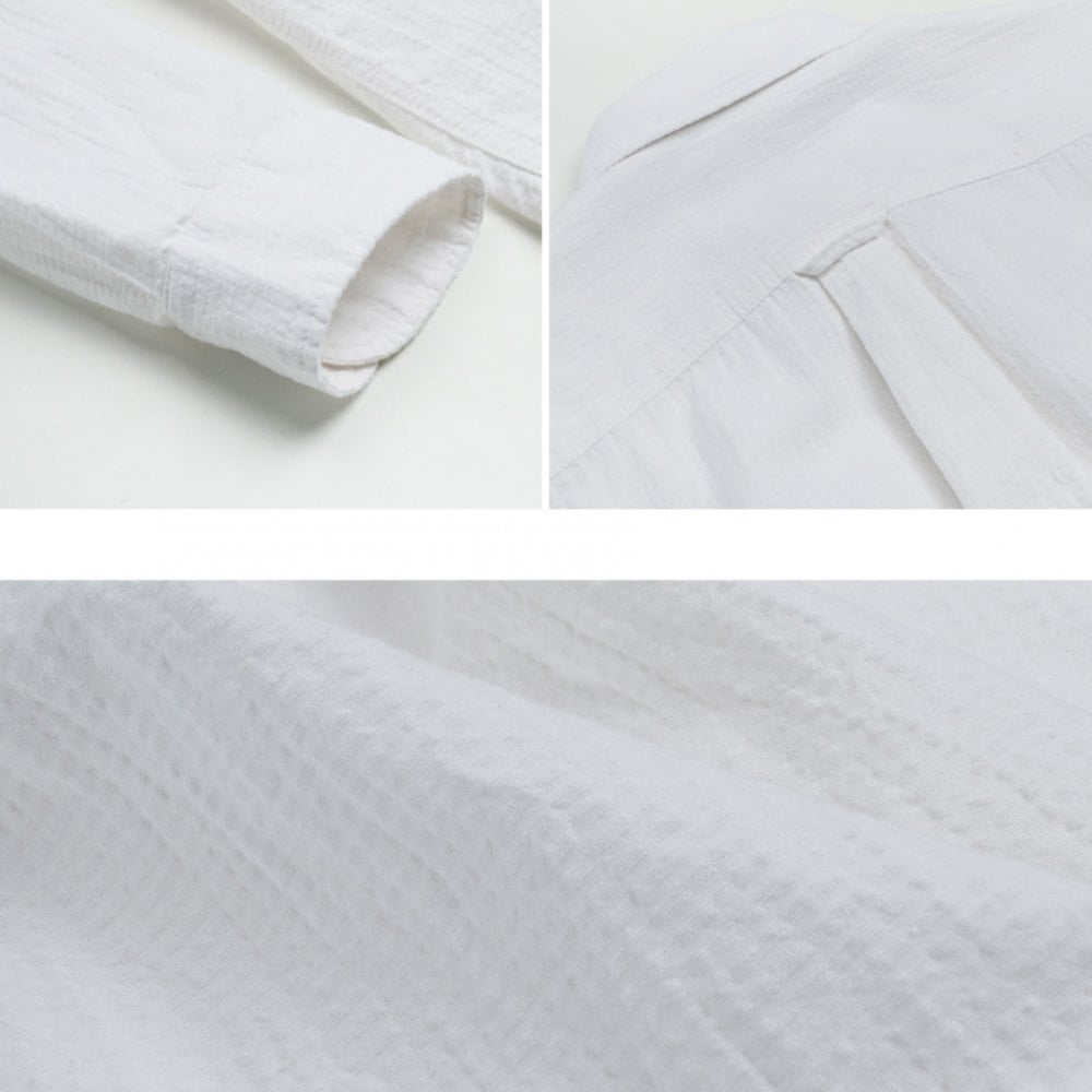 OG Dobby Weave Seersucker Shirt White