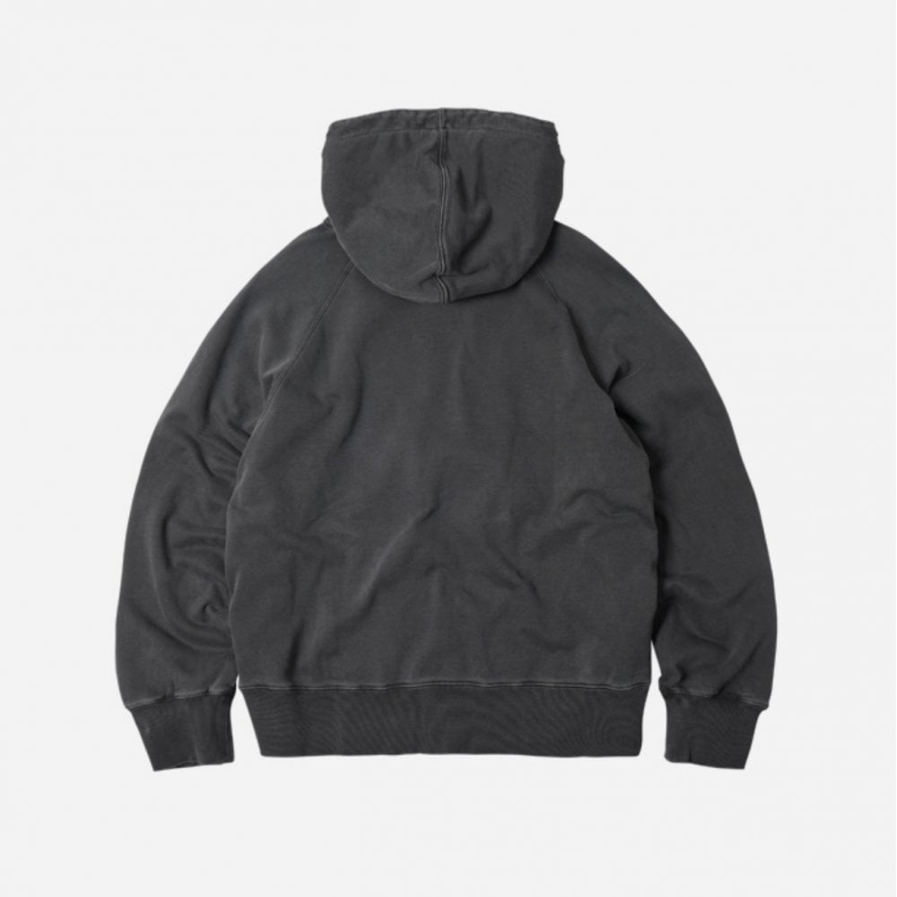 OG Pigment Dyeing Hood Zip-Up - Charcoal