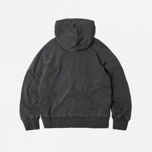 OG Pigment Dyeing Hood Zip-Up - Charcoal