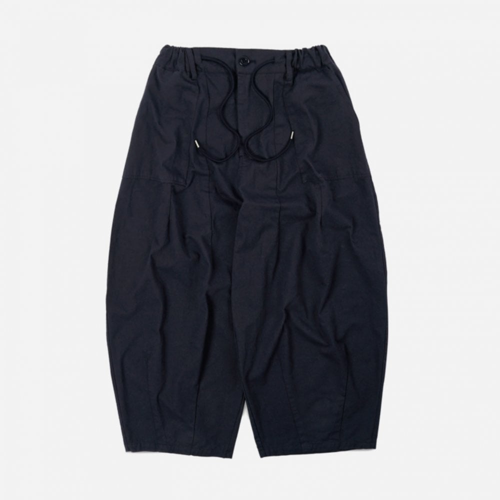 Twill Balloon Pants - Navy