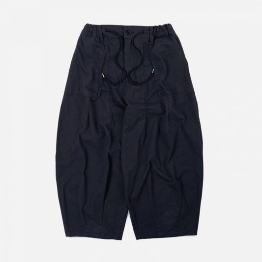 Twill Balloon Pants - Navy