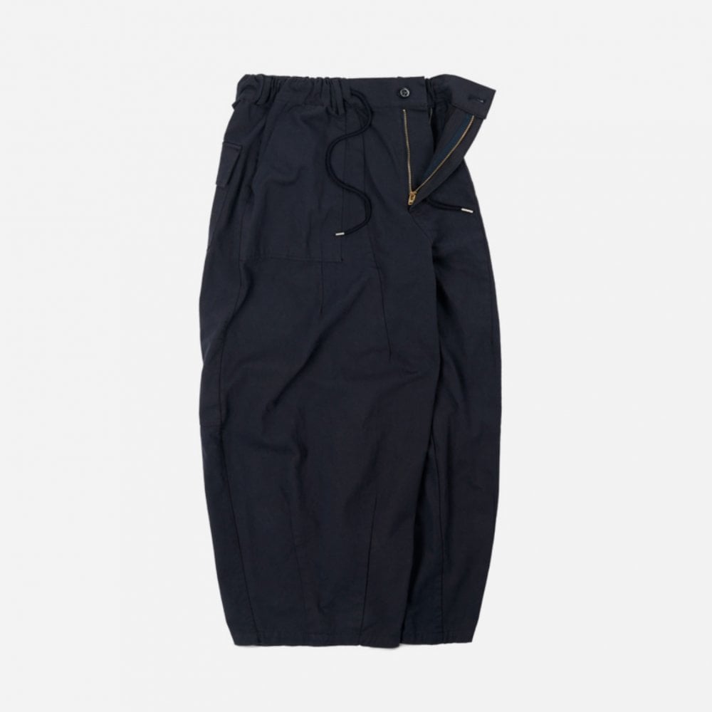 Twill Balloon Pants - Navy