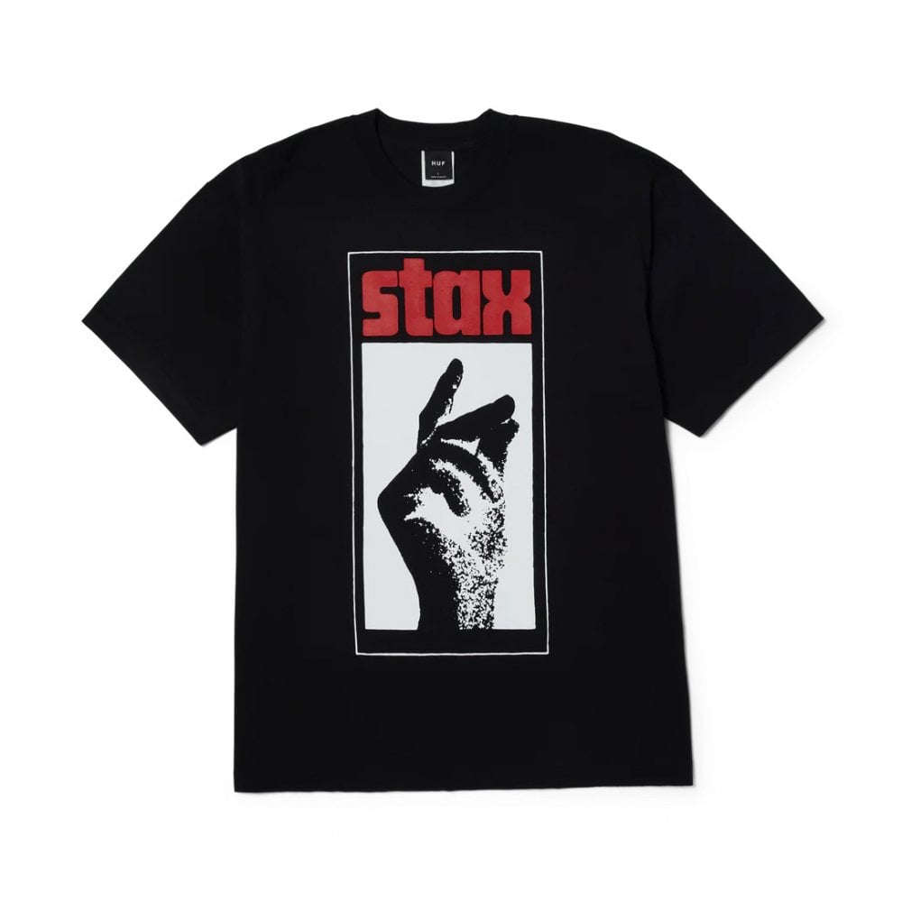 HUF x Stax Snap T-Shirt - Black