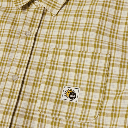 Total Eclipse S/s Plaid Shirt - Mustard