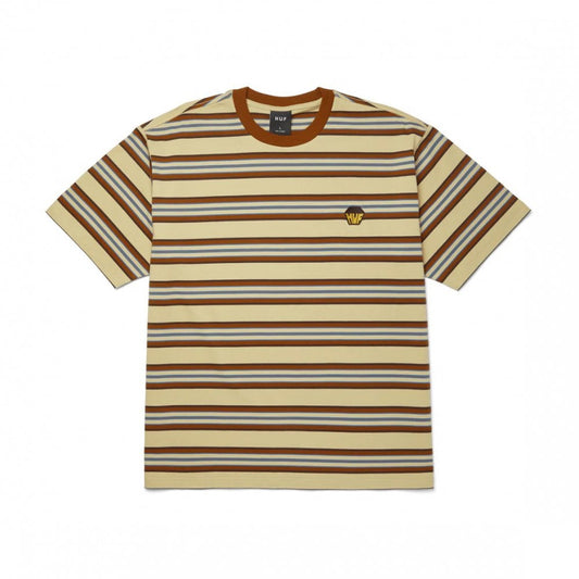 Big Block Stripe S/s Boxy Top