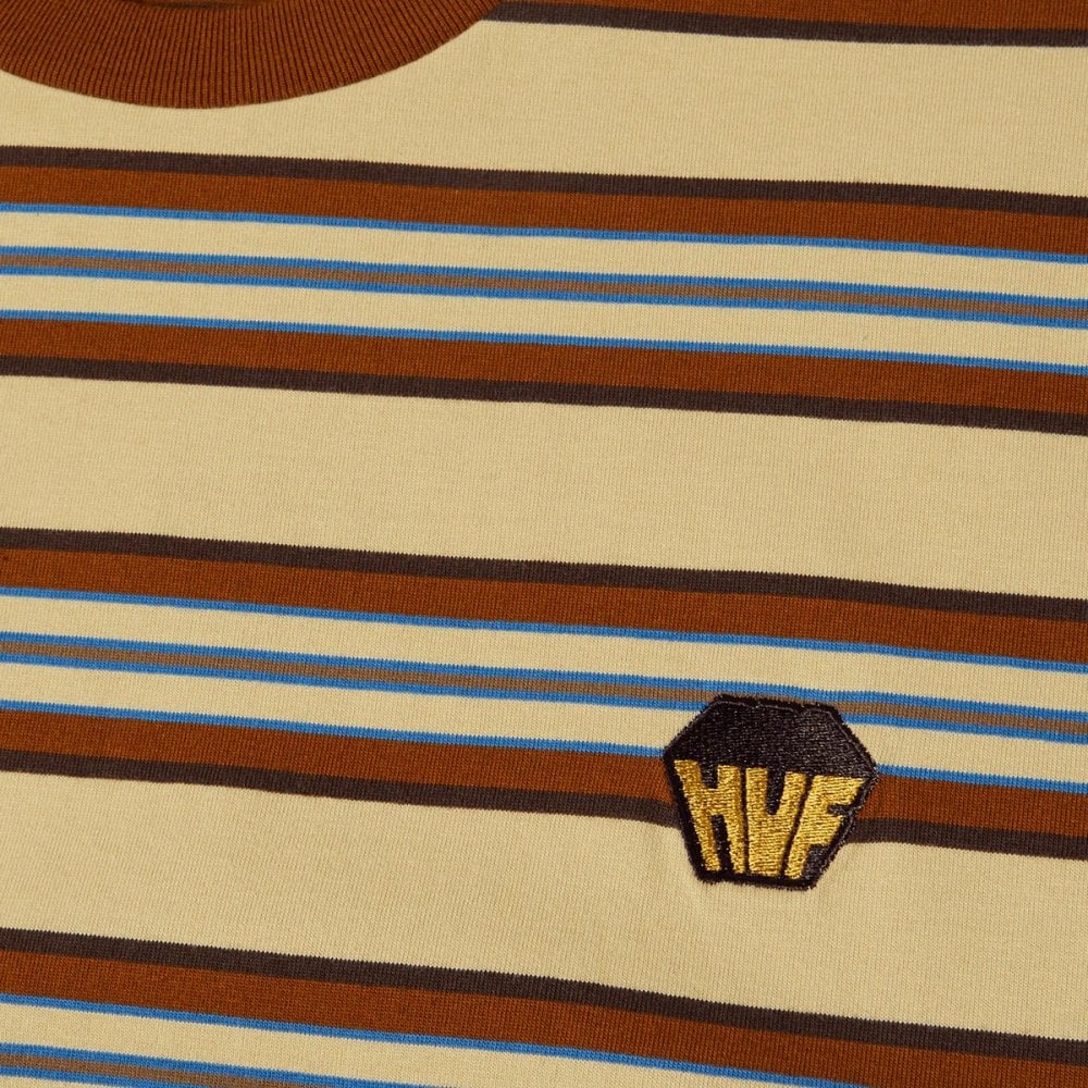 Big Block Stripe S/s Boxy Top