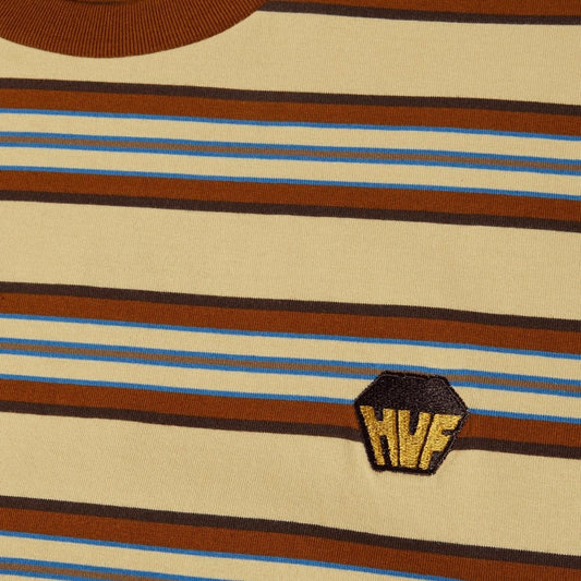 Big Block Stripe S/s Boxy Top