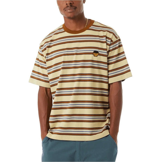Big Block Stripe S/s Boxy Top