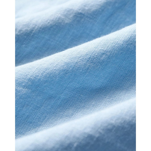 Linen Camp Collar Shirt - Sky