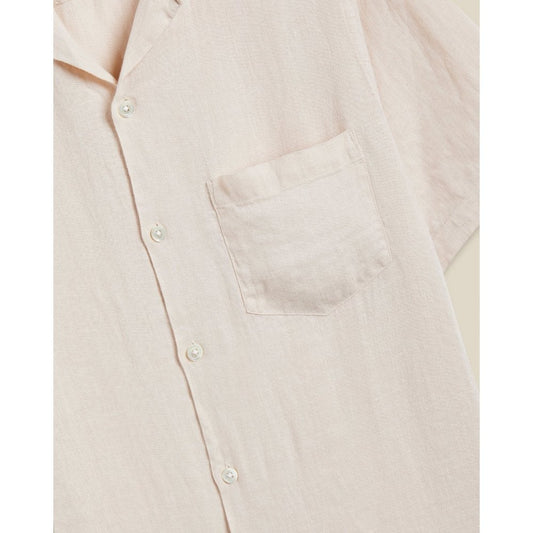 Linen Camp Collar Shirt - Raw