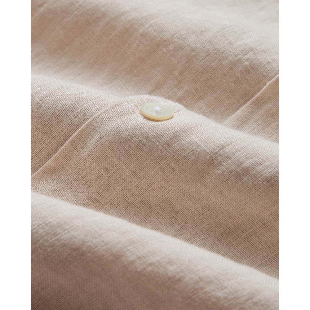 Linen Camp Collar Shirt - Raw