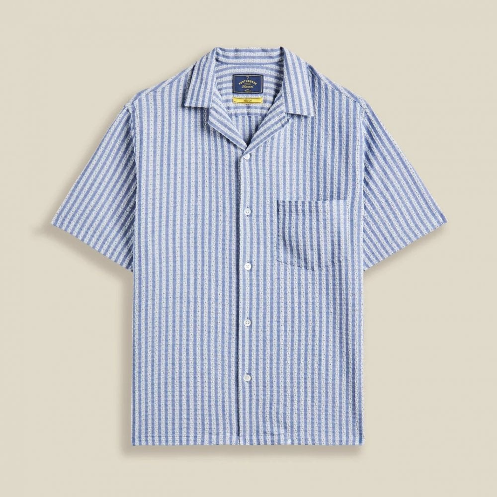 Jaquard Chambray Shirt