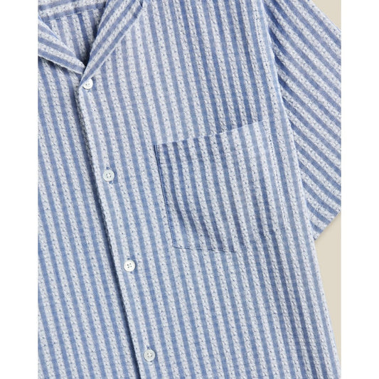 Jaquard Chambray Shirt