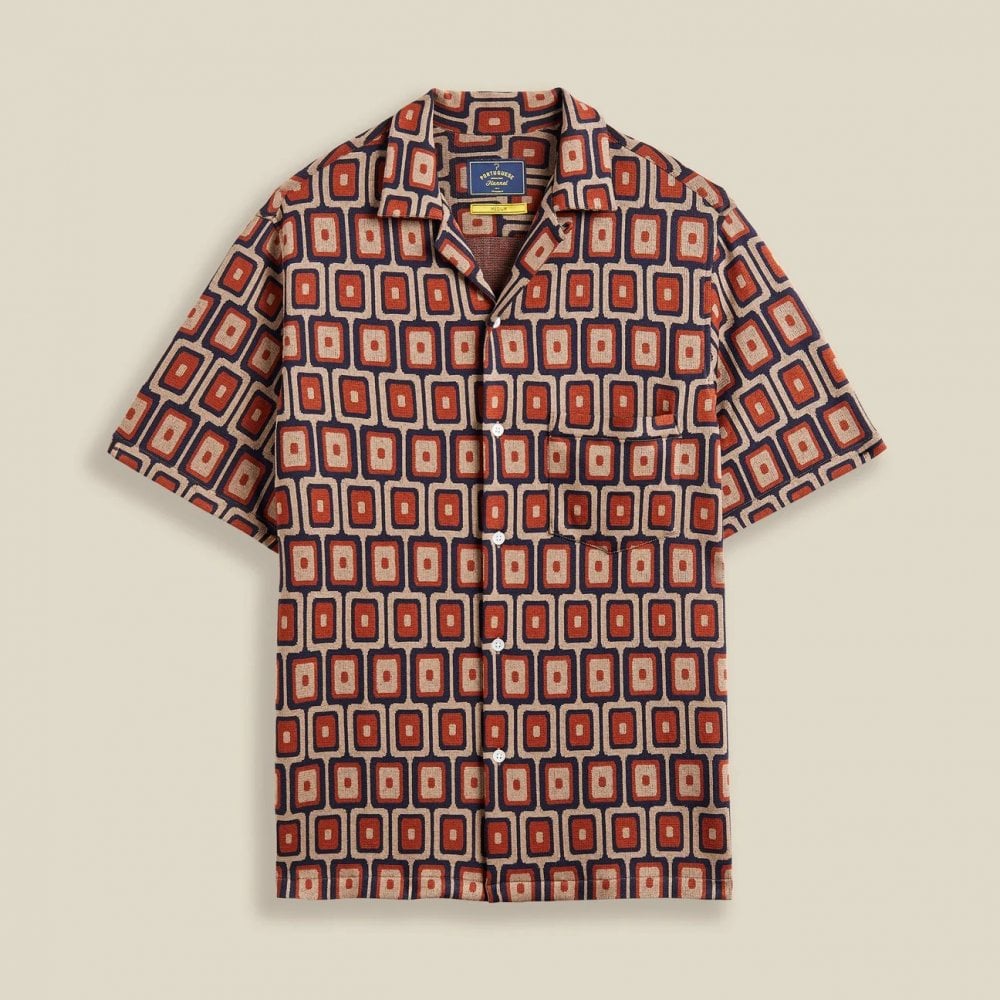 Geometric Knit Shirt