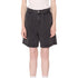 Women's Eli II Denim Pleated Short - Black Ash