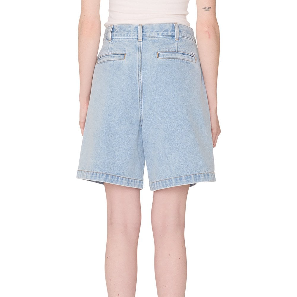 Women's Eli II Denim Pleated Short - Cirrus