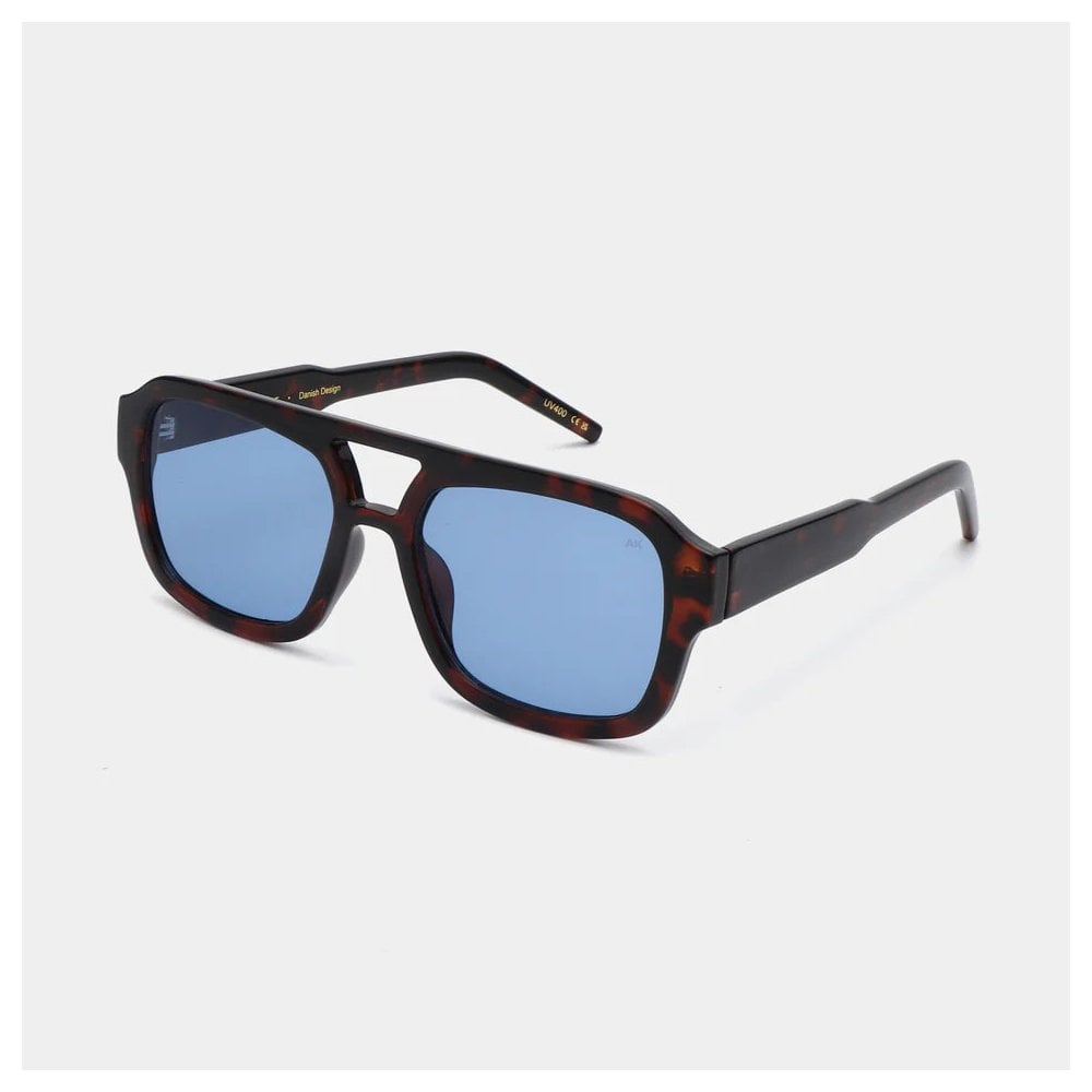 Kaya Sunglasses - Demi-Tortoise Blue Lense