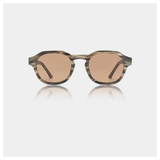 Zan Sunglasses - Striped Horn